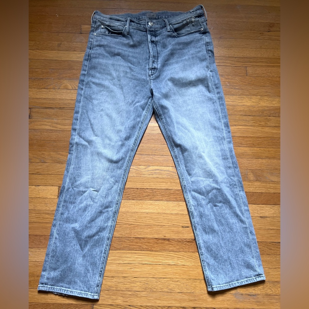 MOTHER Women’s Classic Gray Straight Jeans